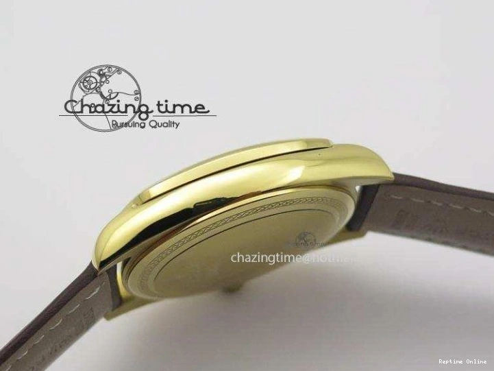 0406 Cellini Date YG White Numeral Dial On Brown Leather Strap A Affordable 3883